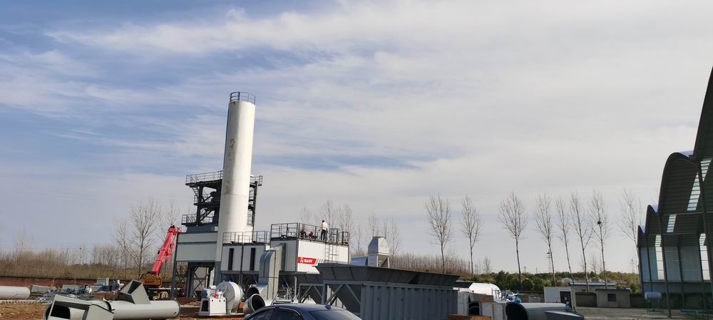 河南永和建設集團潢川瀝青混凝土拌合站新站 建設播報