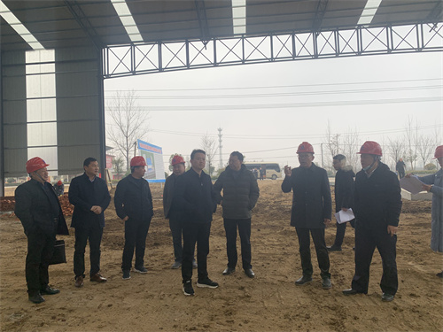萬人助萬企,節后送關懷——上級部門領導視察永和集團城陽城拌合站建設情況!