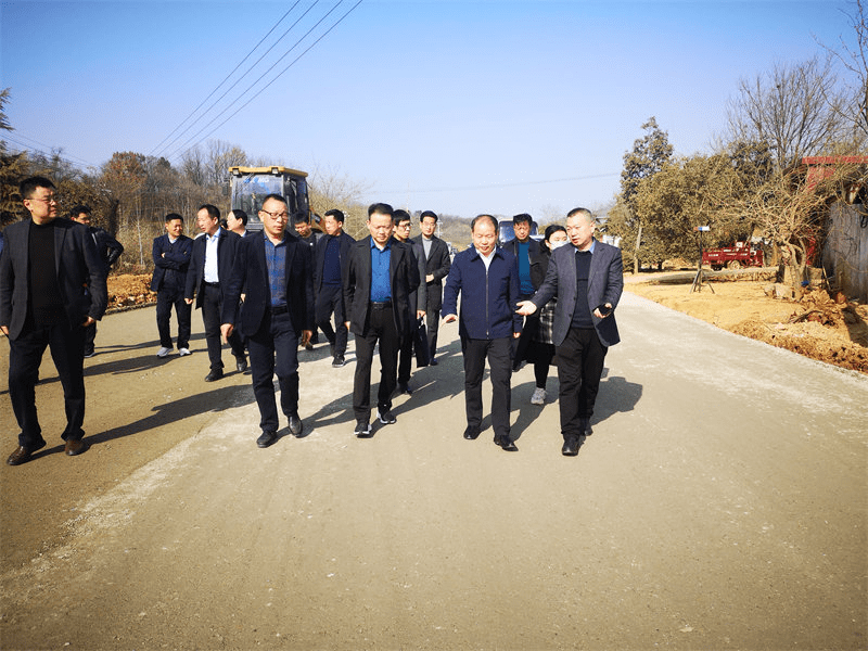 平橋區領導蒞臨郝堂項目工地檢查指導工作